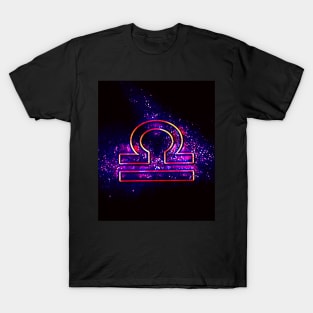 Libra (Retro Libra Zodiac) T-Shirt